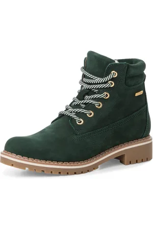 Tamaris Winterboots, Blockabsatz, Schnürboots, Outdoorschuh mit Duo-Tex-Ausstattung