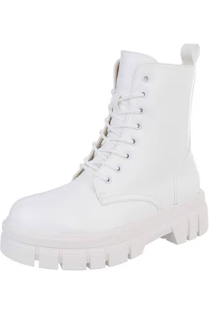 Ital-Design Damen Schnürschuhe Freizeit Schnürstiefelette Schnürstiefelette (87124726) Blockabsatz Plateaustiefeletten in - Verkäufer: