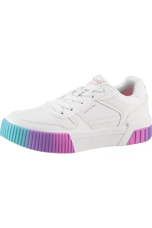 Skechers JADE-SOFT GLOW Sneaker, Schnürschuh mit Regenbogenlaufsohle, Größenschablone zum Download