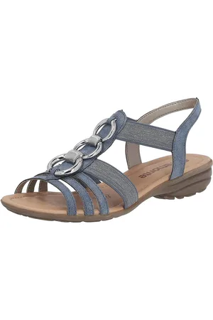 Remonte Riemchensandale, Keilabsatz, Sommerschuh, Sandalette mit Gummizügen