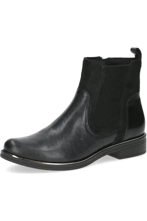 Caprice Chelseaboots, Blockabsatz, Boots, Stiefelette mit praktischem Reißverschluss