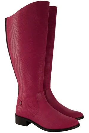 Ulla Popken Lederstiefel XL-Schaft Schlangenprägung Weite H Stiefel - Verkäufer: Popken Fashion Group