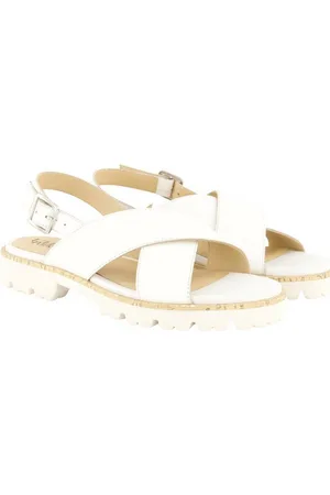 Ulla Popken Leder-Sandaletten Kreuzriemen Weite H Sandalette - Verkäufer: Popken Fashion Group