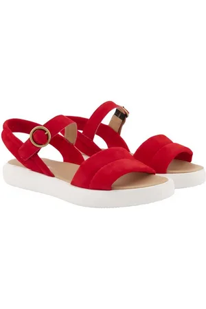 Ulla Popken Leder-Sandaletten verstellbarer Riemen Sandalette - Verkäufer: Popken Fashion Group