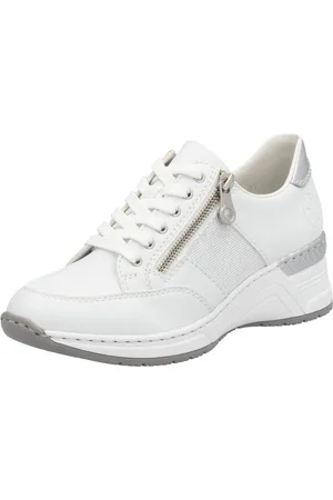 Rieker Keilsneaker, Schnürschuh, Halbschuh, Sneaker mit loser Einlage, schmale Form