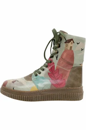 Dogo Future Boots Farbig Damen Boots / Female Schnürboots Vegan
