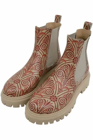 Dogo Aura Majestic Gold Damen Boots / Female Chelseaboots Vegan