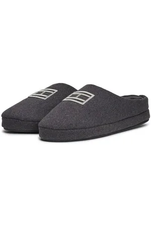 Tommy Hilfiger FLAG WARM FELT HOUSE SHOE Pantoffel, Casualmode, Schlappen, Hausschuh, Schlupfschuh mit TH-Stickerei