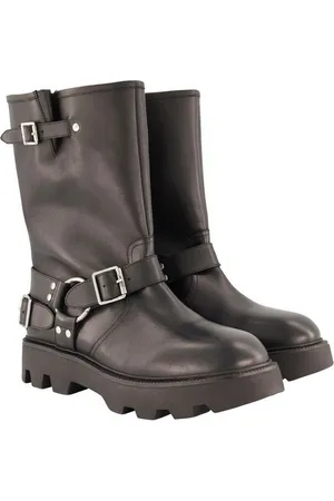 Ulla Popken Leder-Bikerboots Weite H Stiefel - Verkäufer: Popken Fashion Group