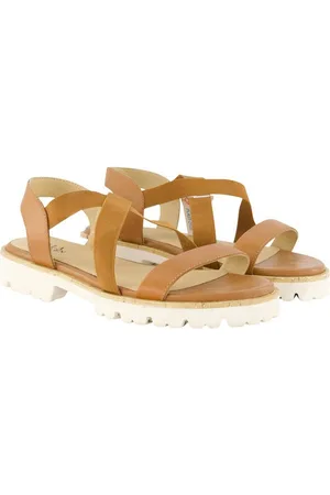 Ulla Popken Leder-Sandaletten Elastikriemen Weite H Sandalette - Verkäufer: Popken Fashion Group