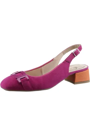 ARA GRAZ Slingpumps, Abendschuh, Sommerschuh, Blockabsatz, in abgerundeter Form