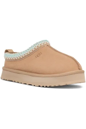 UGG K TAZZ Pantoffel, Plateau Clog, Mule, Hausschuh mit Zierborte