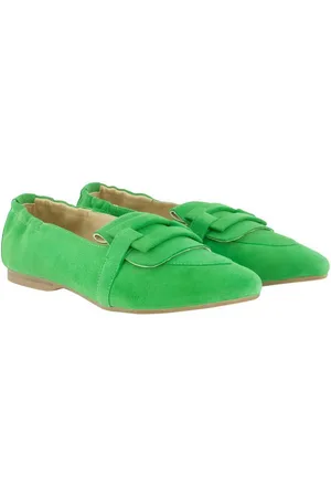 Ulla Popken Leder-Ballerinas Veloursleder elastische Ferse Ballerina - Verkäufer: Popken Fashion Group