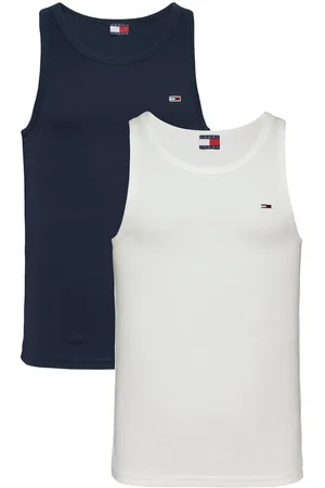 Tommy Hilfiger Tanktop TJM XSLIM 2PCK RIB TANK EXT (Packung, 2-tlg., 2er) mit gerippter Struktur