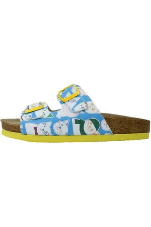 Dogo Stella Meow Mix Damen Sandalen/ Sandaletten / Female Pantolette Vegan