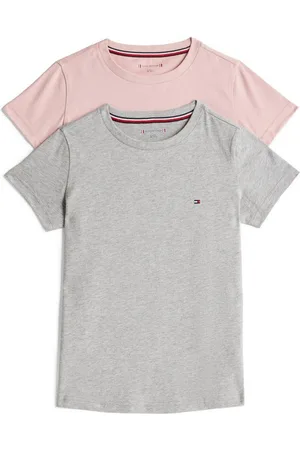 Tommy Hilfiger T-Shirt 2P CN TEE SS (Packung, 2-tlg., 2er-Pack) mit Logostickerei