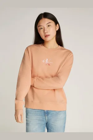 Calvin Klein Sweatshirt GRADIENT MONOLOGO CREWNECK mit Logo