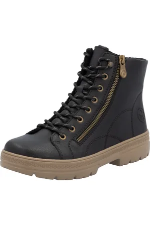 Rieker Winterboots, Schnürboots, Stiefelette, mit Reißverschluss außen