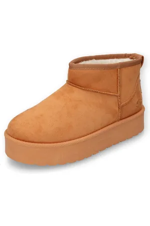 Dockers Winterboots, Plateauboots, Schlupfstiefel mit kuscheligem Warmfutter