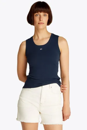 Tommy Hilfiger Tanktop TJW ESSENTIAL RIB TANK EXT in Großen Größen, Rippware
