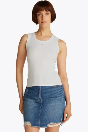 Tommy Hilfiger Tanktop TJW ESSENTIAL RIB TANK EXT in Großen Größen, Rippware