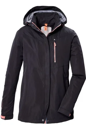 Killtec Regenjacke Wasser- & winddicht & leicht & abzippbarer Kapuze