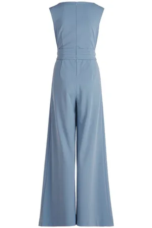 Vera Mont Overall Jumpsuit mit weitem Bein (1-tlg) Bunddetail