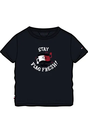 Tommy Hilfiger T-Shirt BOYS GRAPHIC TEE SS mit Logodruck