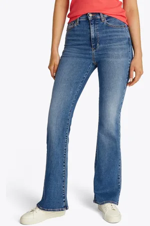 Tommy Hilfiger Schlagjeans SYLVIA HGH FLR BI1267 in blauer Waschung