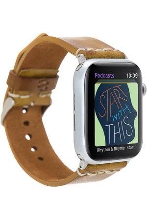Burkley Smartwatch-Armband Exklusives Vintage Lederarmband, Handmade Stil 22 - Verkäufer: