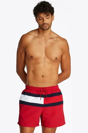 Tommy Hilfiger Badeshorts MEDIUM DRAWSTRING mit großem Logo