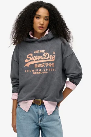 Superdry Kapuzensweatshirt VL METALLIC RELAXED HOOD