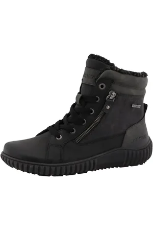 Romika Winterboots, Keilabsatz, Schnürboots, Schnürstiefelette, gepolsterter Schaftrand
