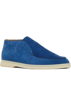 Loro Piana Open Walk Suede Polacchino Boots Sneakerboots Mokassin-Naht-Details, elastische Einsätze an den Seiten - Verkäufer: eldigo