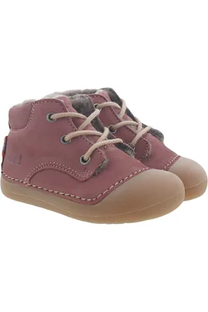 Koel Barfußschuhe Lauflernschuh Stiefel Ava Bio Leder Lammfell Schnürstiefelette - Verkäufer: Alex und Elis Kinderschuhe