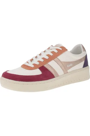 Gola Grandslam Quad O.Wht-Cerise-R.Gold-Plum Sneaker - Verkäufer: Schuhfieber