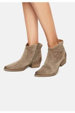 Felmini Stiefelette Leder Cowboy Stiefelette - Verkäufer: S4S Commerce