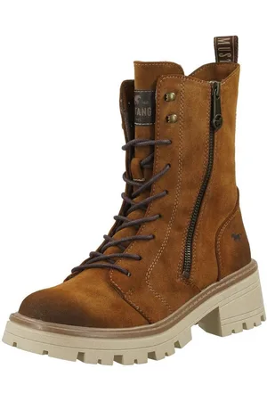 Mustang Stiefelette Lederimitat Schnürstiefelette - Verkäufer: S4S Commerce