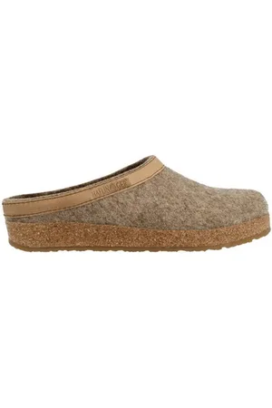 Haflinger Torben Grizzly Clog (1-tlg) Clogs - 100% reiner Wollfilz, Anatomisches Korkfußbett - Verkäufer: simply4you