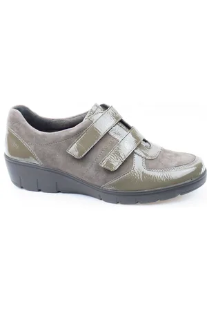 Semler Judith Nubuk/Lack fango Slipper Schuhhaus Otto Cronauer