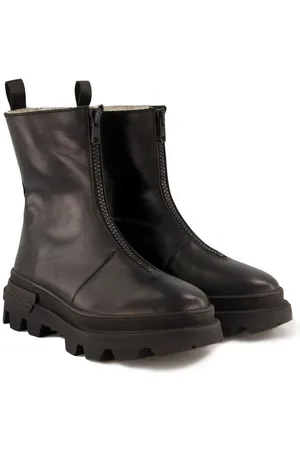 STUDIO UNTOLD Lederboots Zipper Kunstfellbesatz-Futter Weite H Stiefel - Verkäufer: Popken Fashion Group