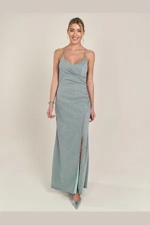 Apart Abendkleid aus einer hochelastischen Jersey Ware mit Glitzereffekt - Verkäufer: