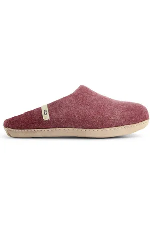 Egos Unisex Filzpantoffel mit Ledersohle Pantoffel Hausschuh - Verkäufer: scandinavian-lifestyle