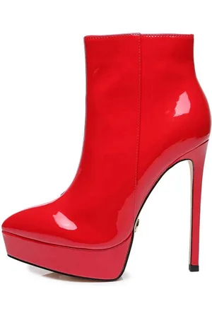 Giaro [D2C] STACK RED SHINY Stiefel - Verkäufer: schuhplus - Schuhe in Übergrößen