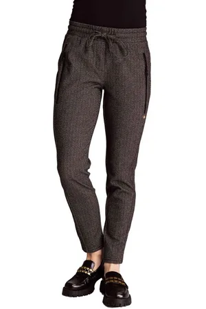 Zhrill Shorts ZHCHIARA Hose Herringtbone Tannin (0-tlg) angenehmer Tragekomfort - Verkäufer: Trenddeal GmbH