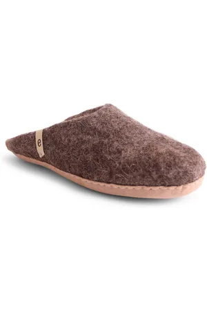 Egos Unisex Filzpantoffel mit Ledersohle Pantoffel Hausschuh - Verkäufer: scandinavian-lifestyle