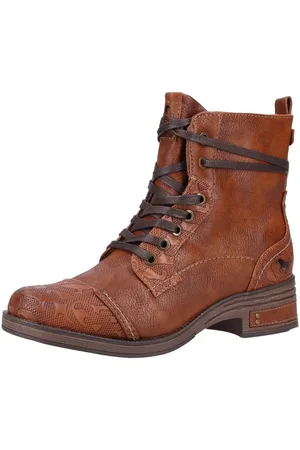 Mustang Stiefelette Lederimitat Schnürstiefelette - Verkäufer: S4S Commerce