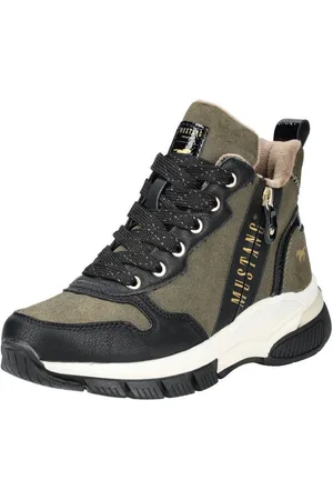 Mustang Stiefelette Lederimitat Schnürstiefelette - Verkäufer: S4S Commerce