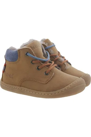 Koel Barfußschuhe Lauflernschuh Stiefel Bill Leder Lammfell Schnürstiefelette - Verkäufer: Alex und Elis Kinderschuhe