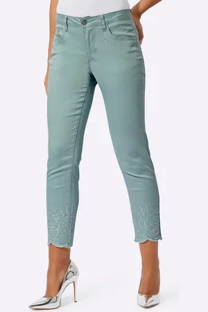 CRÉATION L Jerseyhose 5-Pocket-Jeans Innenbeinlänge ca. 65 cm - Verkäufer: Witt-Gruppe